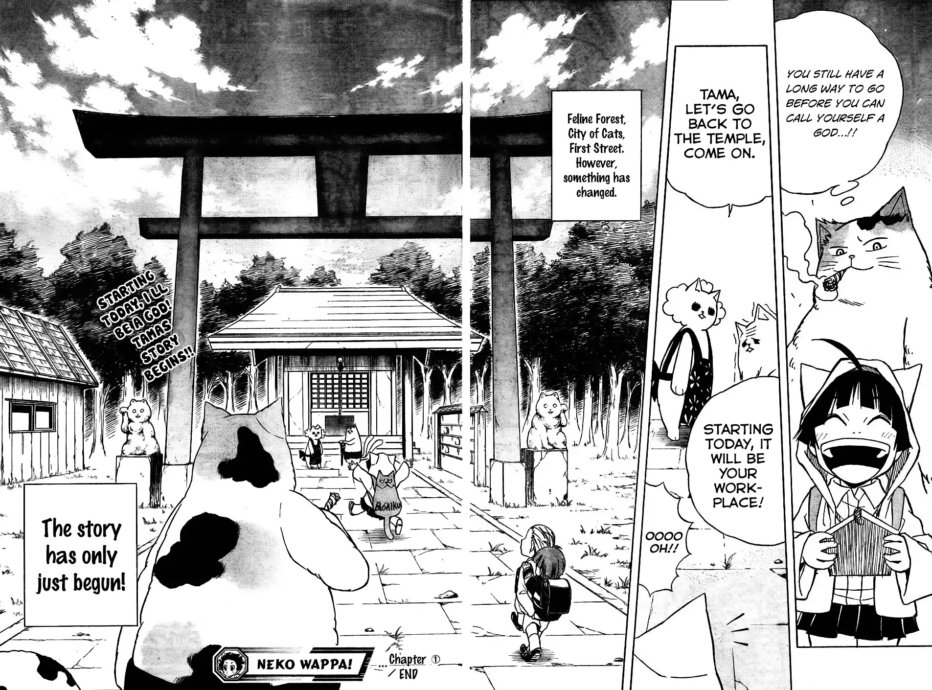 Nekowappa! Chapter 1 page 57 - Chapter 1: Starting Today, I'll be a God!