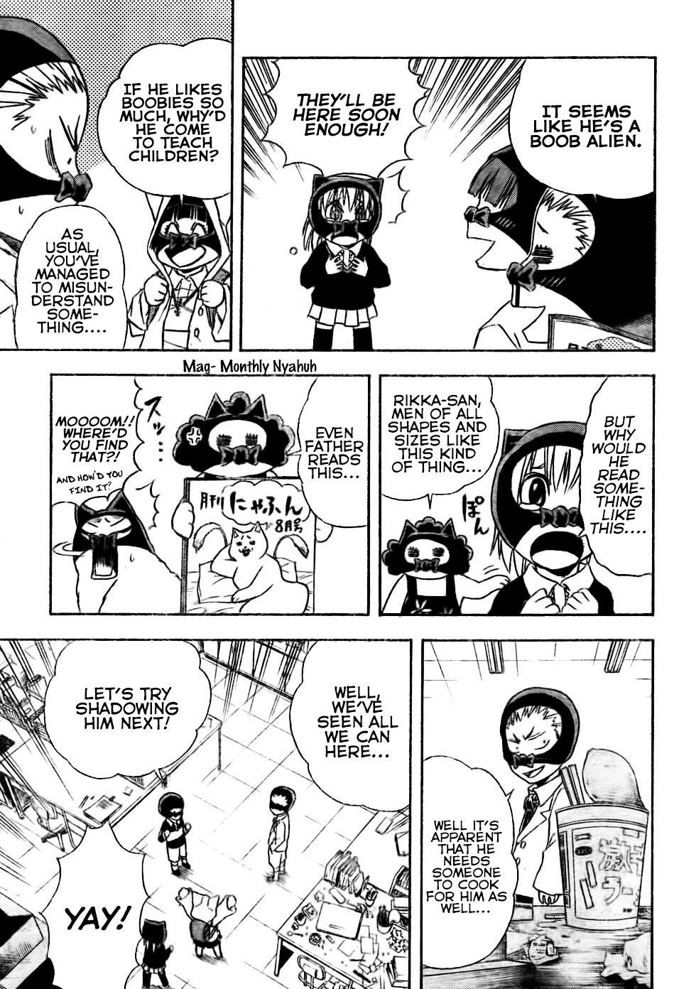 Nekowappa! Chapter 3 page 13 - Chapter 3: Tama Goes To School.
