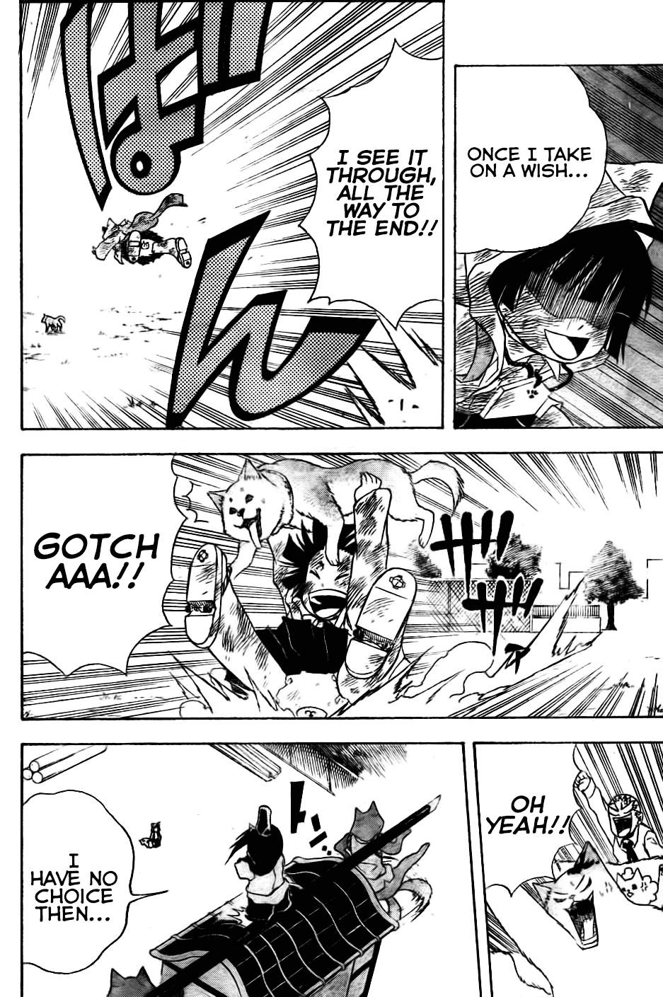 Nekowappa! Chapter 4 page 14 - Chapter 4: Neko Mata Forest Vs. Kitsunebi Mountain!
