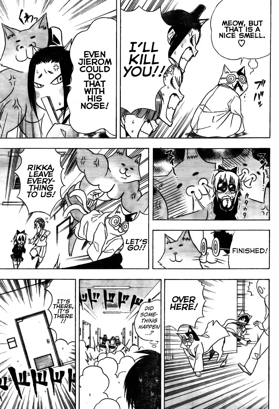 Nekowappa! Chapter 5 page 13 - Chapter 5: Fight! Rikka's Stalker