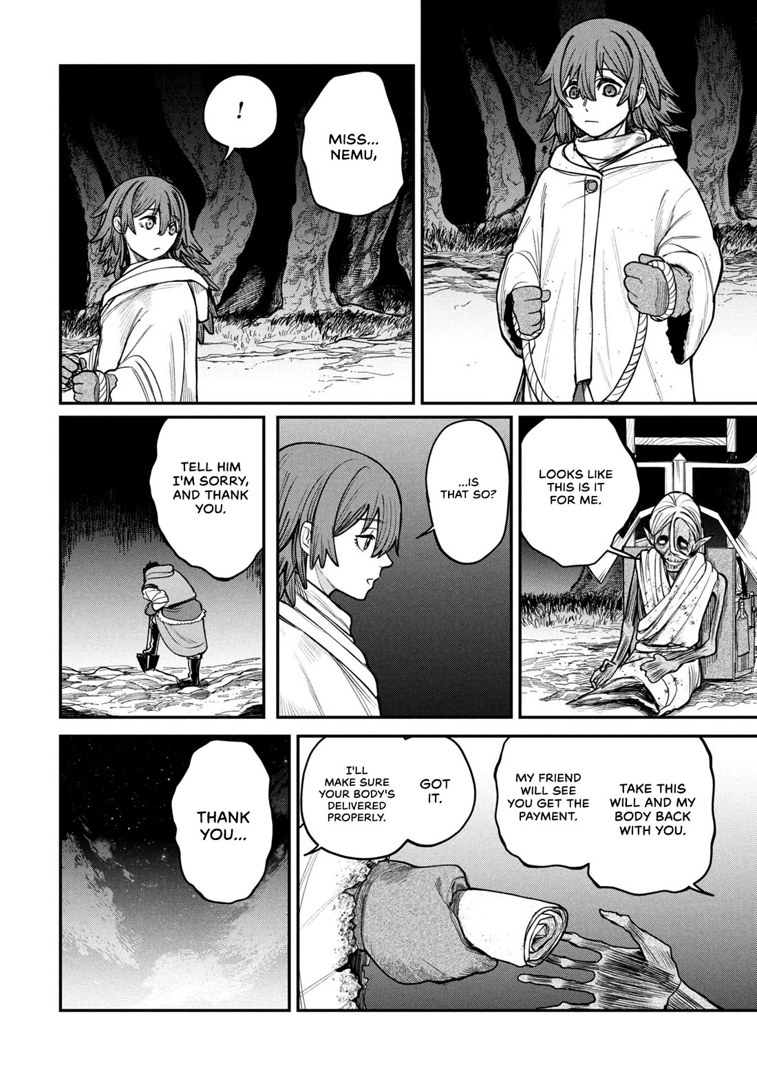 Nemu the Corpse Bearer Chapter 4 page 24 - Chapter 4: The Talking Corpse