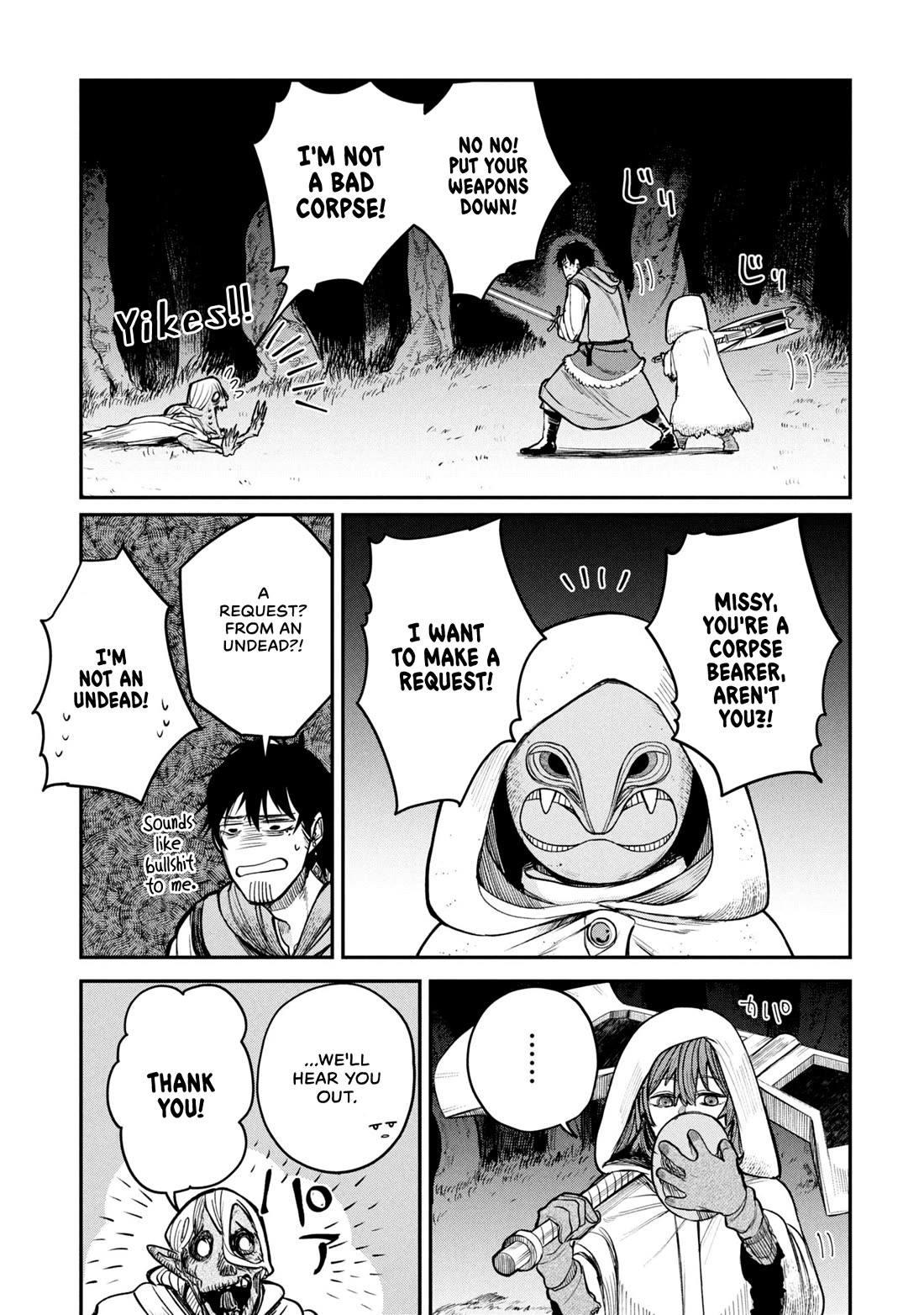Nemu the Corpse Bearer Chapter 4 page 5 - Chapter 4: The Talking Corpse