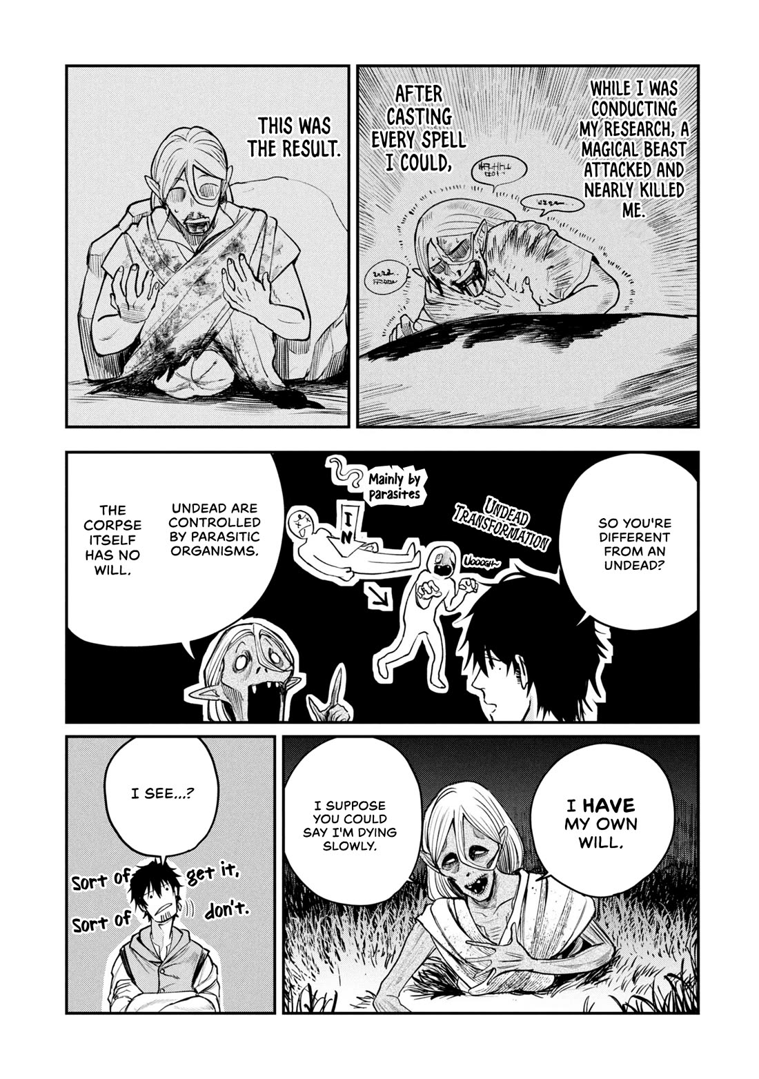 Nemu the Corpse Bearer Chapter 4 page 9 - Chapter 4: The Talking Corpse