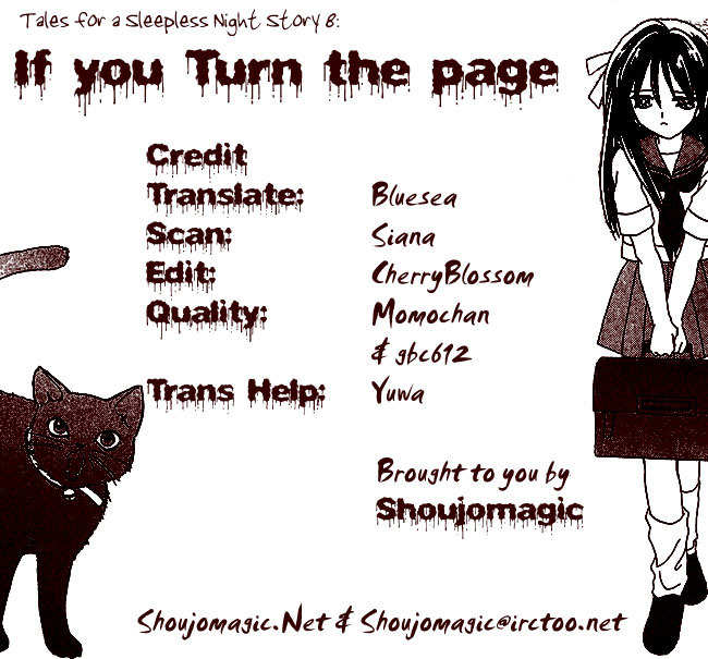 Nemurenu Yoru no Monogatari Chapter 8 page 2 - Chapter 8: If You Turn The Page