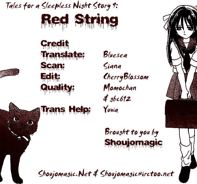 Nemurenu Yoru no Monogatari Chapter 9 page 2 - Chapter 9: Red String