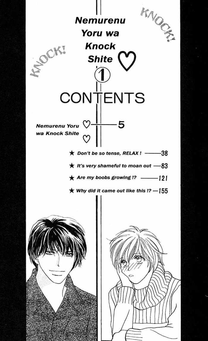 Nemurenu Yoru wa Knock Shite Chapter 1.1 page 4 - Vol.1 Chapter 1 : Nemurenu Yoru wa Knock Shite