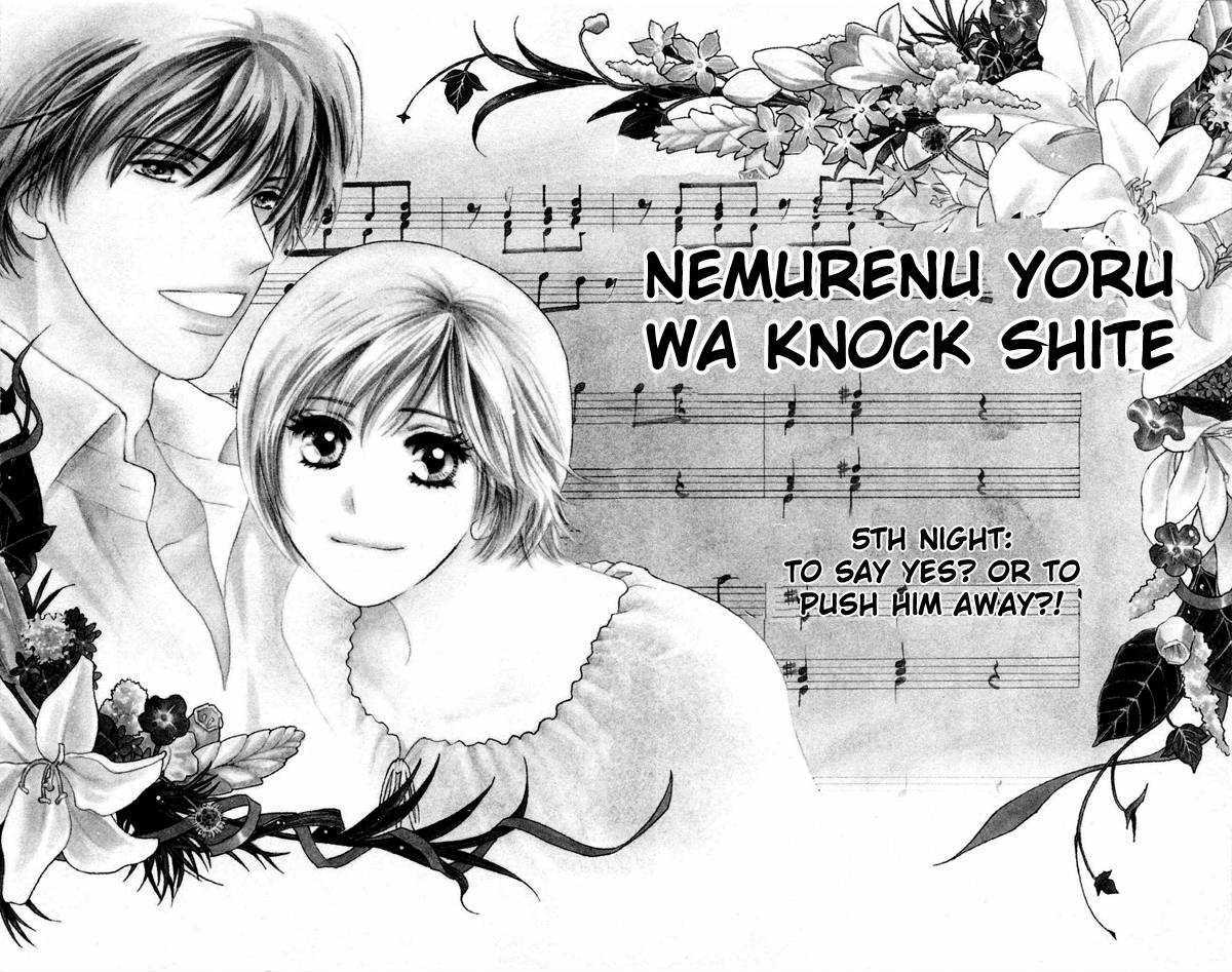 Nemurenu Yoru wa Knock Shite Chapter 2.1 page 8 - Vol.2 Chapter 1 : Fifth Night: To say yes? Or to push him away?!