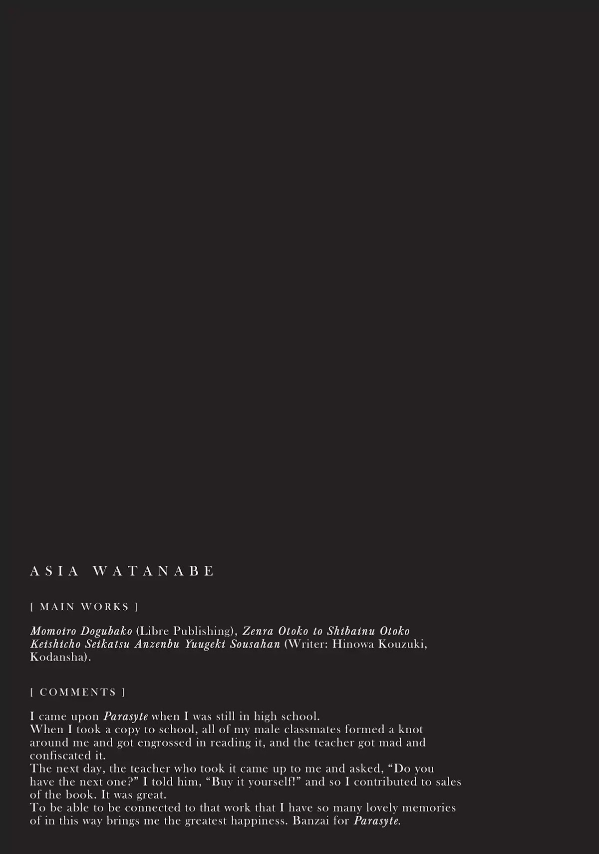 Neo Parasyte F Chapter 10 page 18 - Chapter 10: Vol.1 Case 10: Asia Watanabe | First Contact