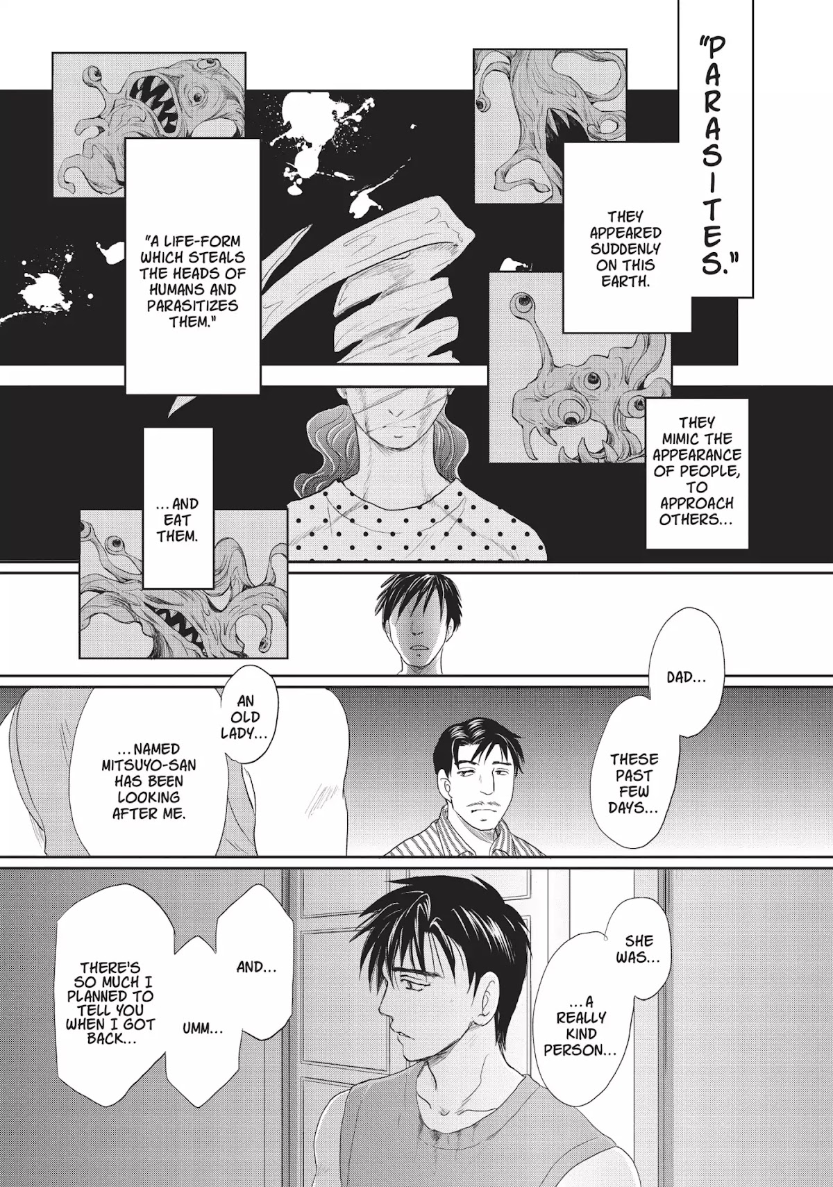 Neo Parasyte F Chapter 15 page 8 - Chapter 15: Vol.1 Case 15: Yuri Narushima | A New One [END]