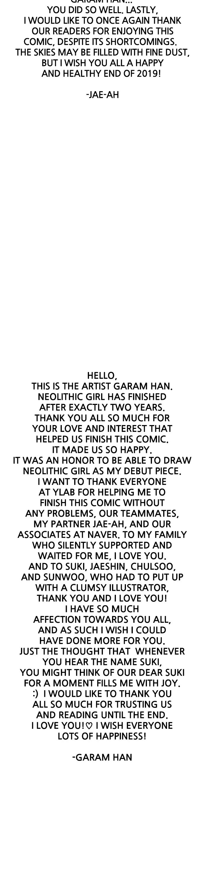 Neolith Girl Chapter 98 page 16 - Chapter 98: Epilogue + Afterword [END]