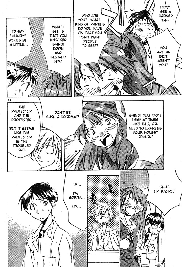 Neon Genesis Evangelion: Koutetsu no Girlfriend 2nd Chapter 1 page 37 - Chapter 1: Transfer Student