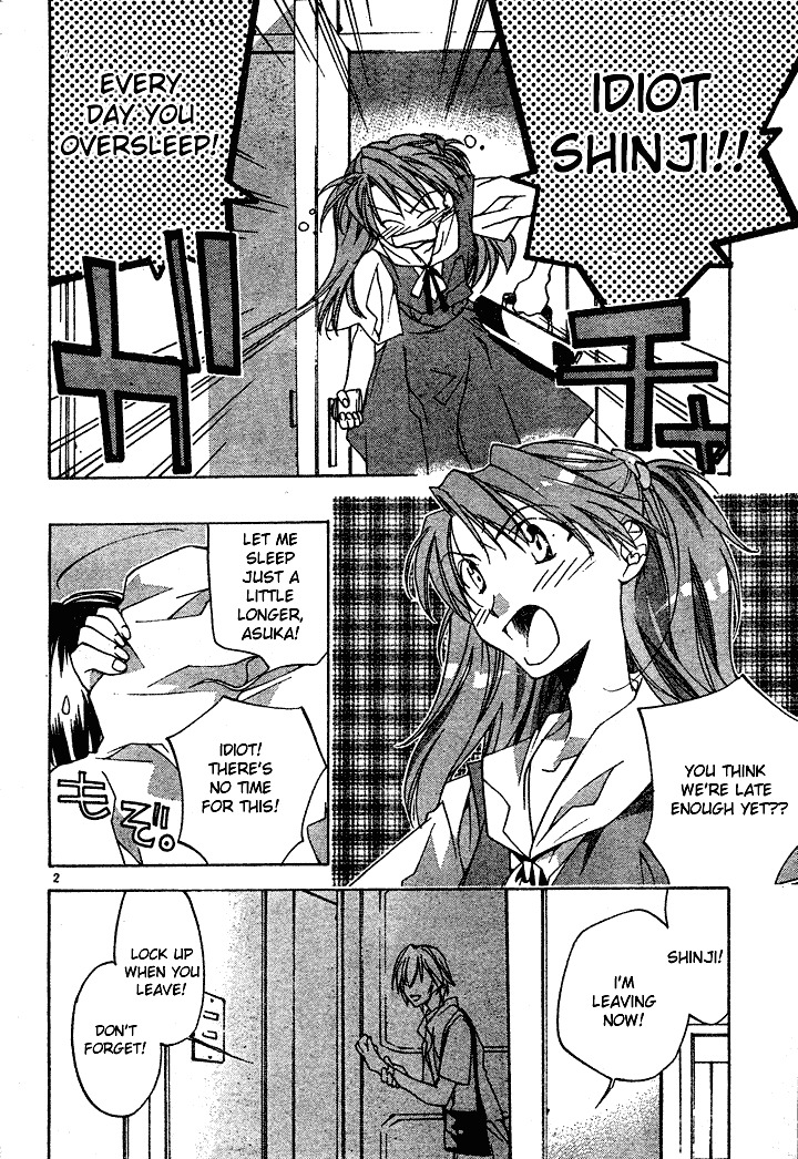Neon Genesis Evangelion: Koutetsu no Girlfriend 2nd Chapter 1 page 5 - Chapter 1: Transfer Student