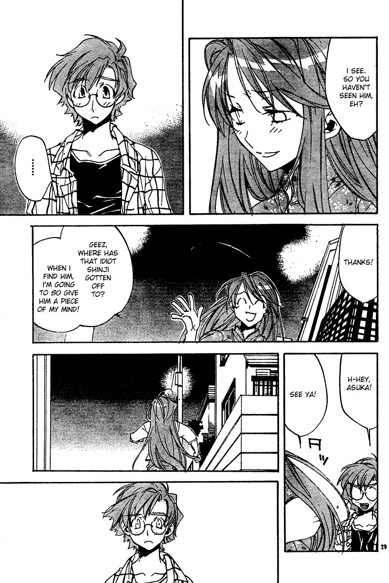 Neon Genesis Evangelion: Koutetsu no Girlfriend 2nd Chapter 11 page 28 - Chapter 11: Each Person's Feelings