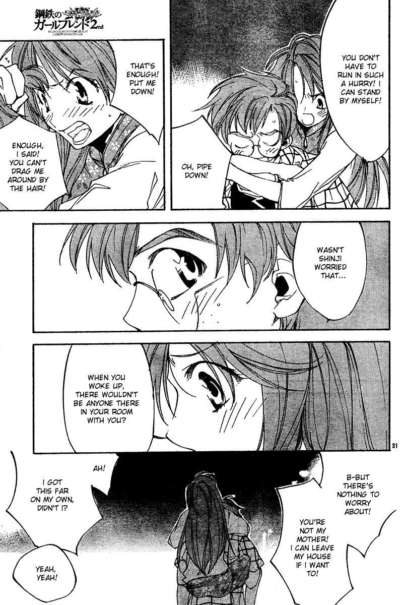 Neon Genesis Evangelion: Koutetsu no Girlfriend 2nd Chapter 11 page 30 - Chapter 11: Each Person's Feelings