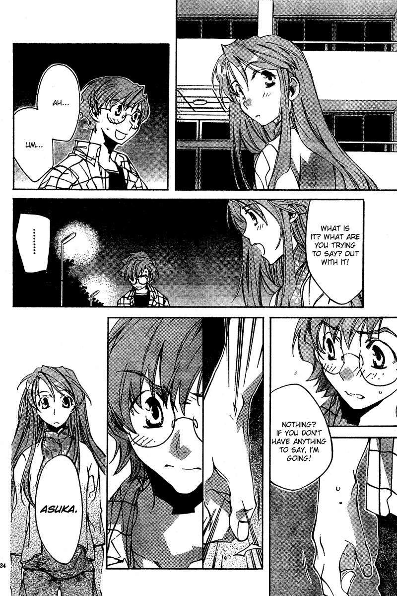 Neon Genesis Evangelion: Koutetsu no Girlfriend 2nd Chapter 11 page 33 - Chapter 11: Each Person's Feelings
