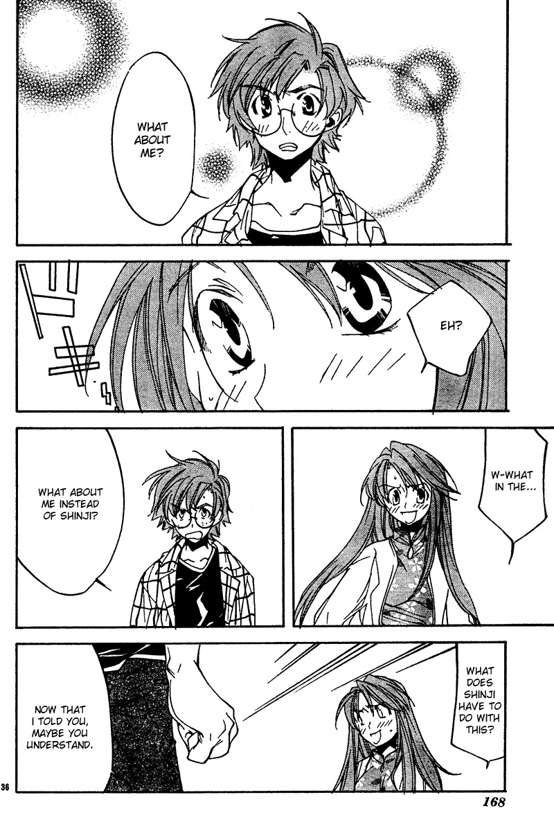 Neon Genesis Evangelion: Koutetsu no Girlfriend 2nd Chapter 11 page 35 - Chapter 11: Each Person's Feelings