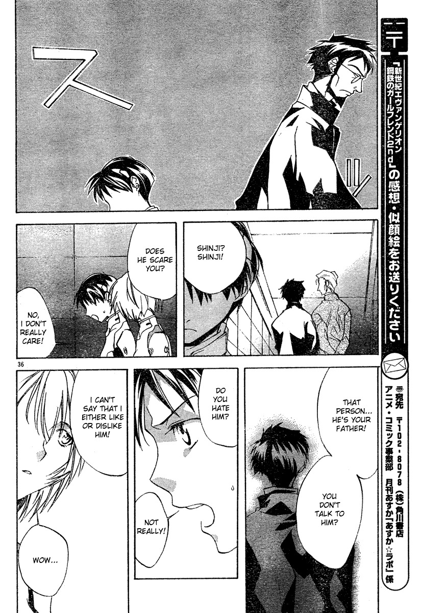 Neon Genesis Evangelion: Koutetsu no Girlfriend 2nd Chapter 2 page 36 - Chapter 2: Nerv