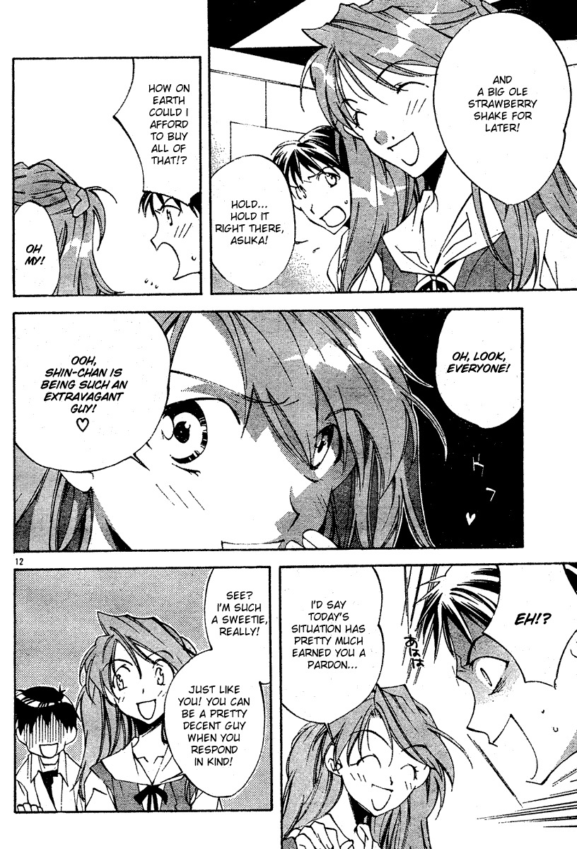 Neon Genesis Evangelion: Koutetsu no Girlfriend 2nd Chapter 3 page 12 - Chapter 3: Regretful Heart, Kind Heart