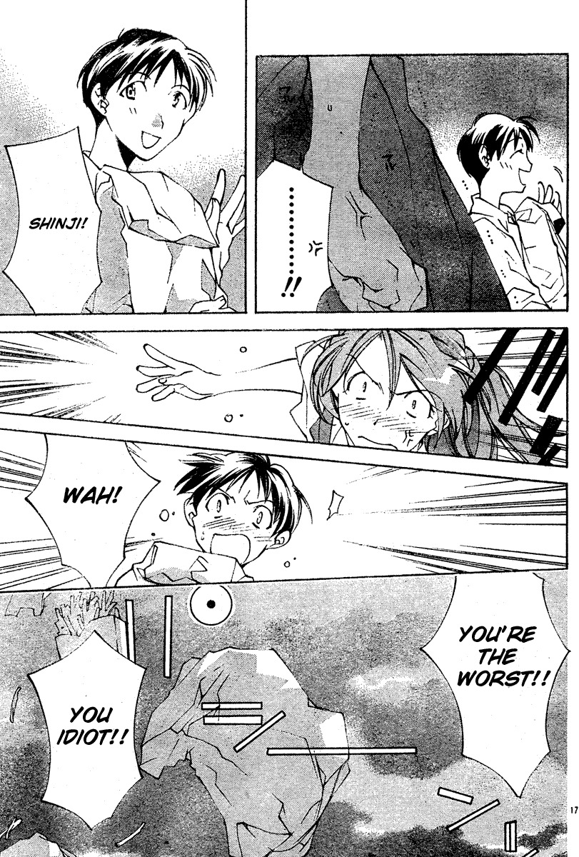 Neon Genesis Evangelion: Koutetsu no Girlfriend 2nd Chapter 3 page 17 - Chapter 3: Regretful Heart, Kind Heart
