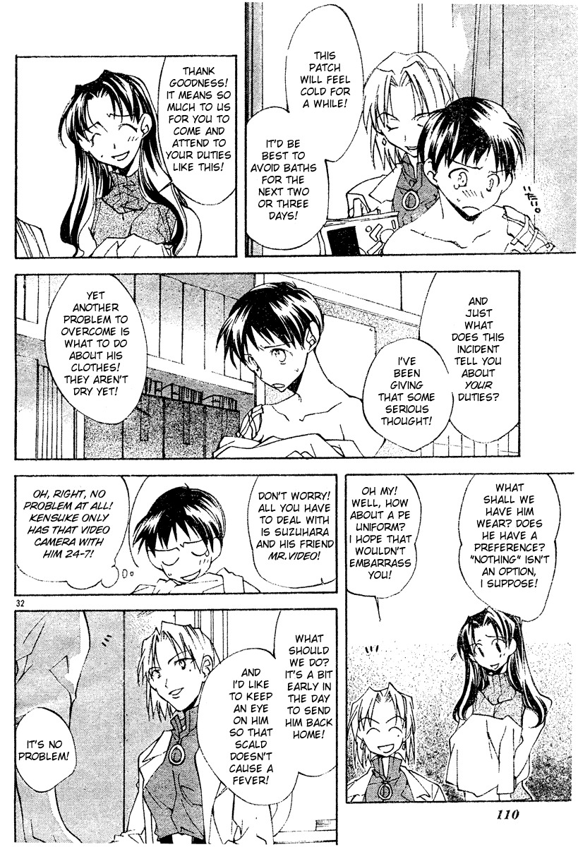 Neon Genesis Evangelion: Koutetsu no Girlfriend 2nd Chapter 3 page 32 - Chapter 3: Regretful Heart, Kind Heart
