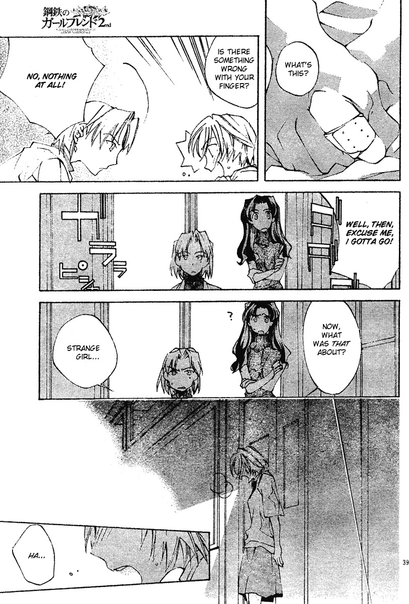 Neon Genesis Evangelion: Koutetsu no Girlfriend 2nd Chapter 3 page 39 - Chapter 3: Regretful Heart, Kind Heart