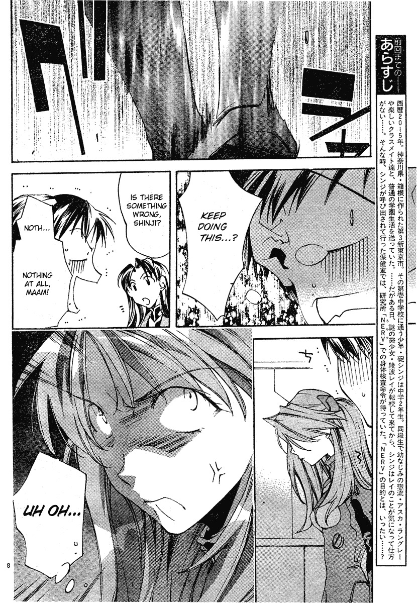 Neon Genesis Evangelion: Koutetsu no Girlfriend 2nd Chapter 3 page 8 - Chapter 3: Regretful Heart, Kind Heart
