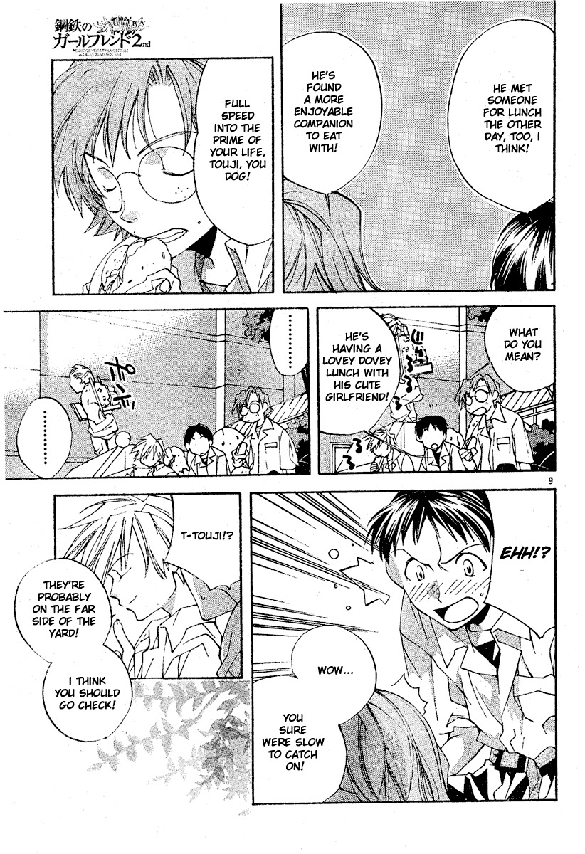 Neon Genesis Evangelion: Koutetsu no Girlfriend 2nd Chapter 4 page 10 - Chapter 4: Changing Heart, Constant Heart