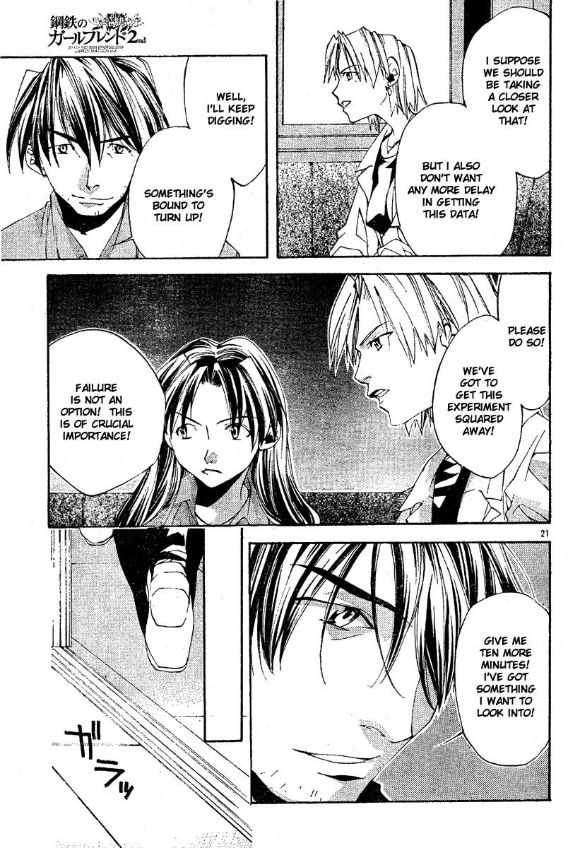 Neon Genesis Evangelion: Koutetsu no Girlfriend 2nd Chapter 4 page 22 - Chapter 4: Changing Heart, Constant Heart