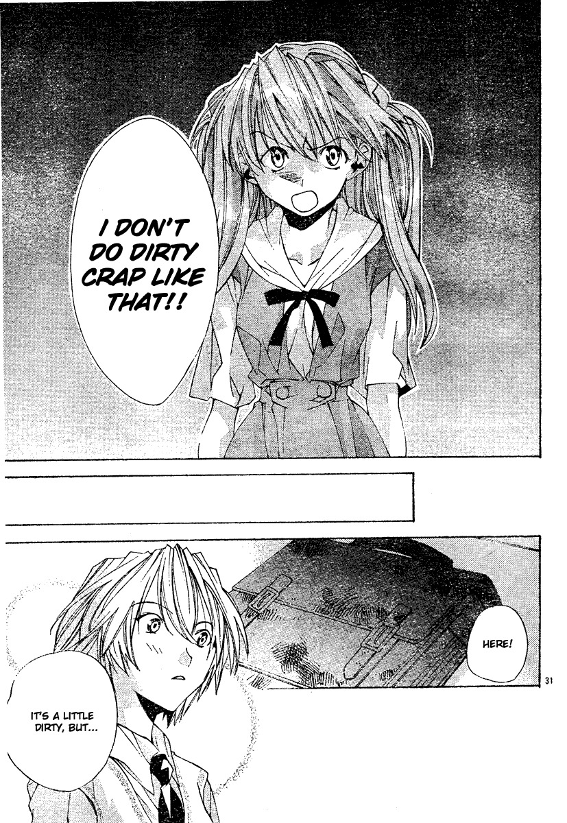 Neon Genesis Evangelion: Koutetsu no Girlfriend 2nd Chapter 4 page 32 - Chapter 4: Changing Heart, Constant Heart