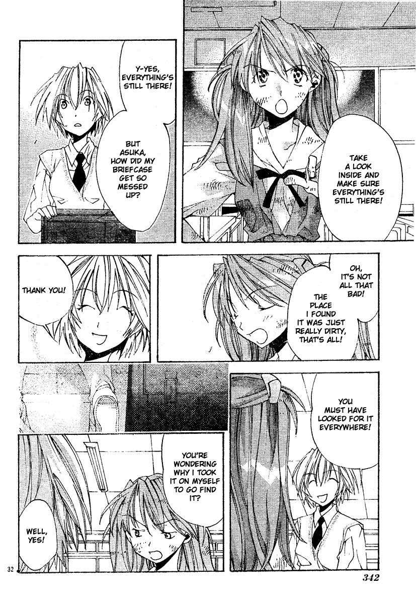 Neon Genesis Evangelion: Koutetsu no Girlfriend 2nd Chapter 4 page 33 - Chapter 4: Changing Heart, Constant Heart