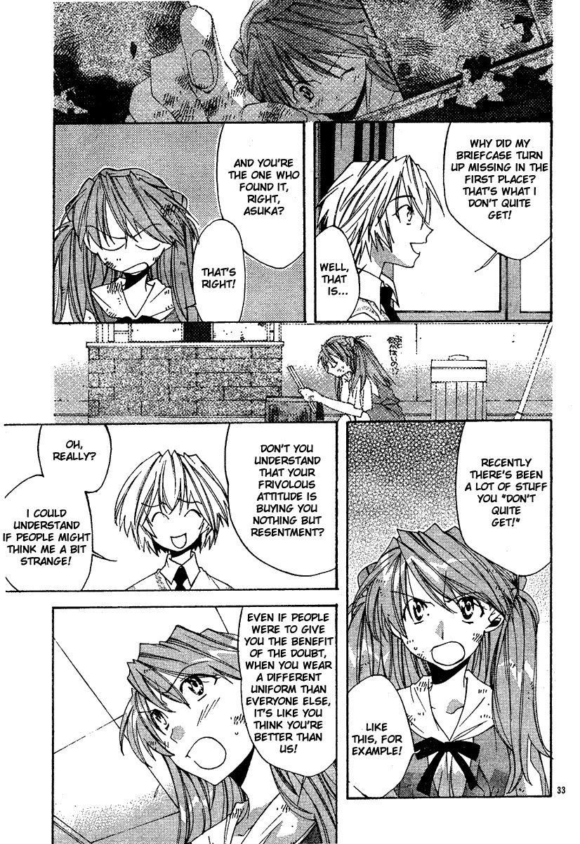 Neon Genesis Evangelion: Koutetsu no Girlfriend 2nd Chapter 4 page 34 - Chapter 4: Changing Heart, Constant Heart