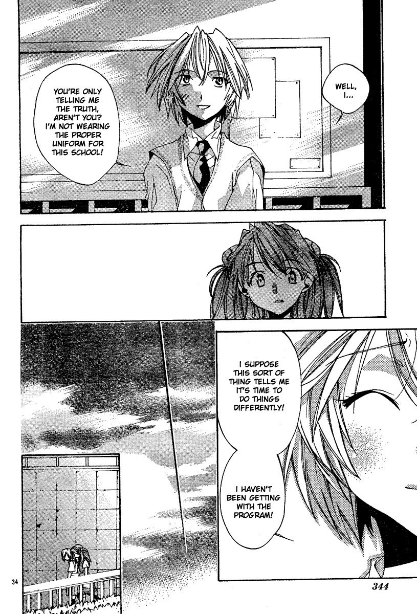 Neon Genesis Evangelion: Koutetsu no Girlfriend 2nd Chapter 4 page 35 - Chapter 4: Changing Heart, Constant Heart