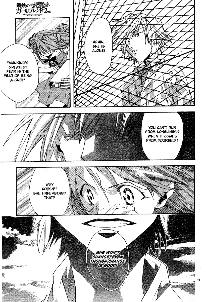 Neon Genesis Evangelion: Koutetsu no Girlfriend 2nd Chapter 4 page 40 - Chapter 4: Changing Heart, Constant Heart