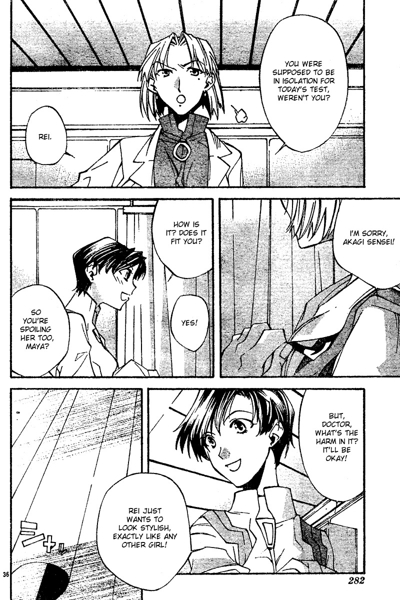 Neon Genesis Evangelion: Koutetsu no Girlfriend 2nd Chapter 6 page 37 - Chapter 6: Rei Ayanami