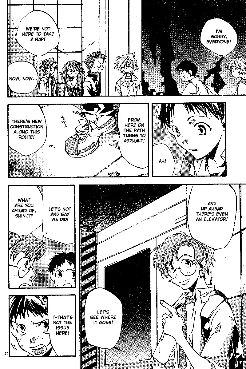 Neon Genesis Evangelion: Koutetsu no Girlfriend 2nd Chapter 7 page 20 - Chapter 7: Cave Expedition