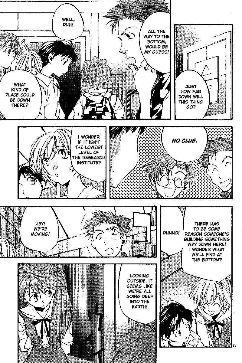Neon Genesis Evangelion: Koutetsu no Girlfriend 2nd Chapter 7 page 23 - Chapter 7: Cave Expedition