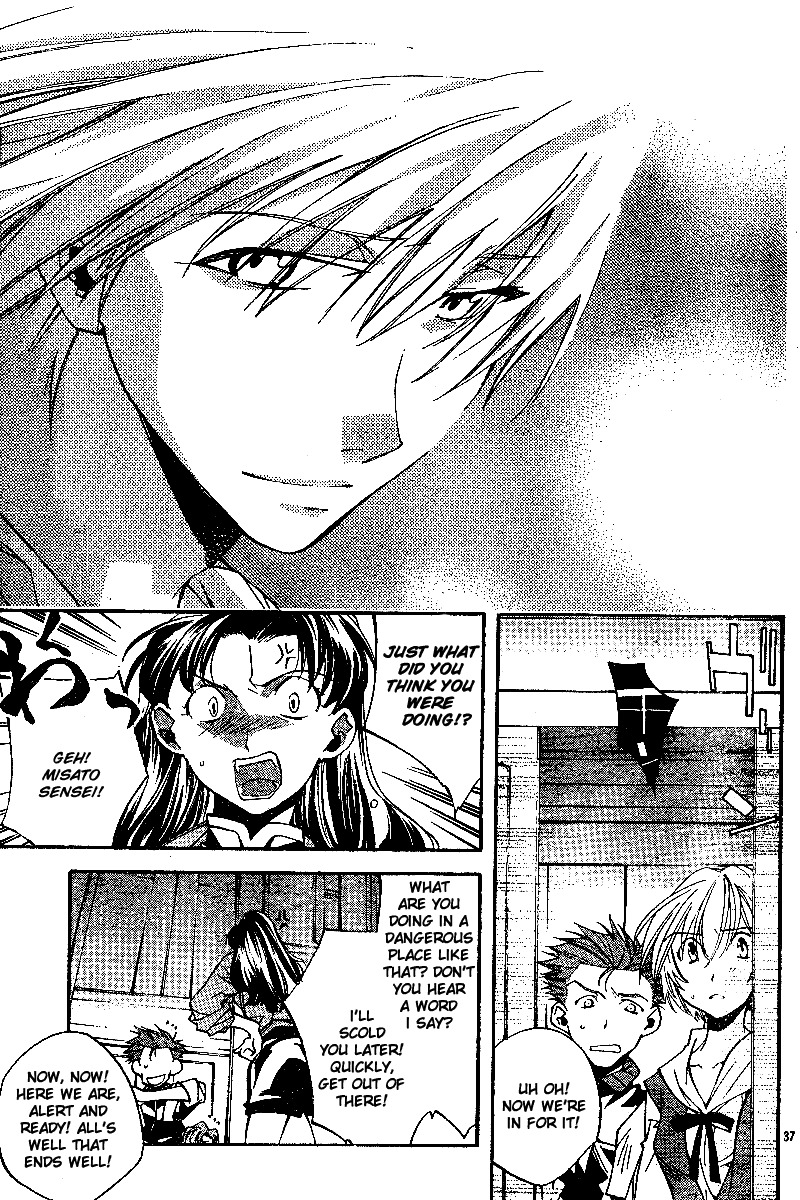 Neon Genesis Evangelion: Koutetsu no Girlfriend 2nd Chapter 7 page 37 - Chapter 7: Cave Expedition