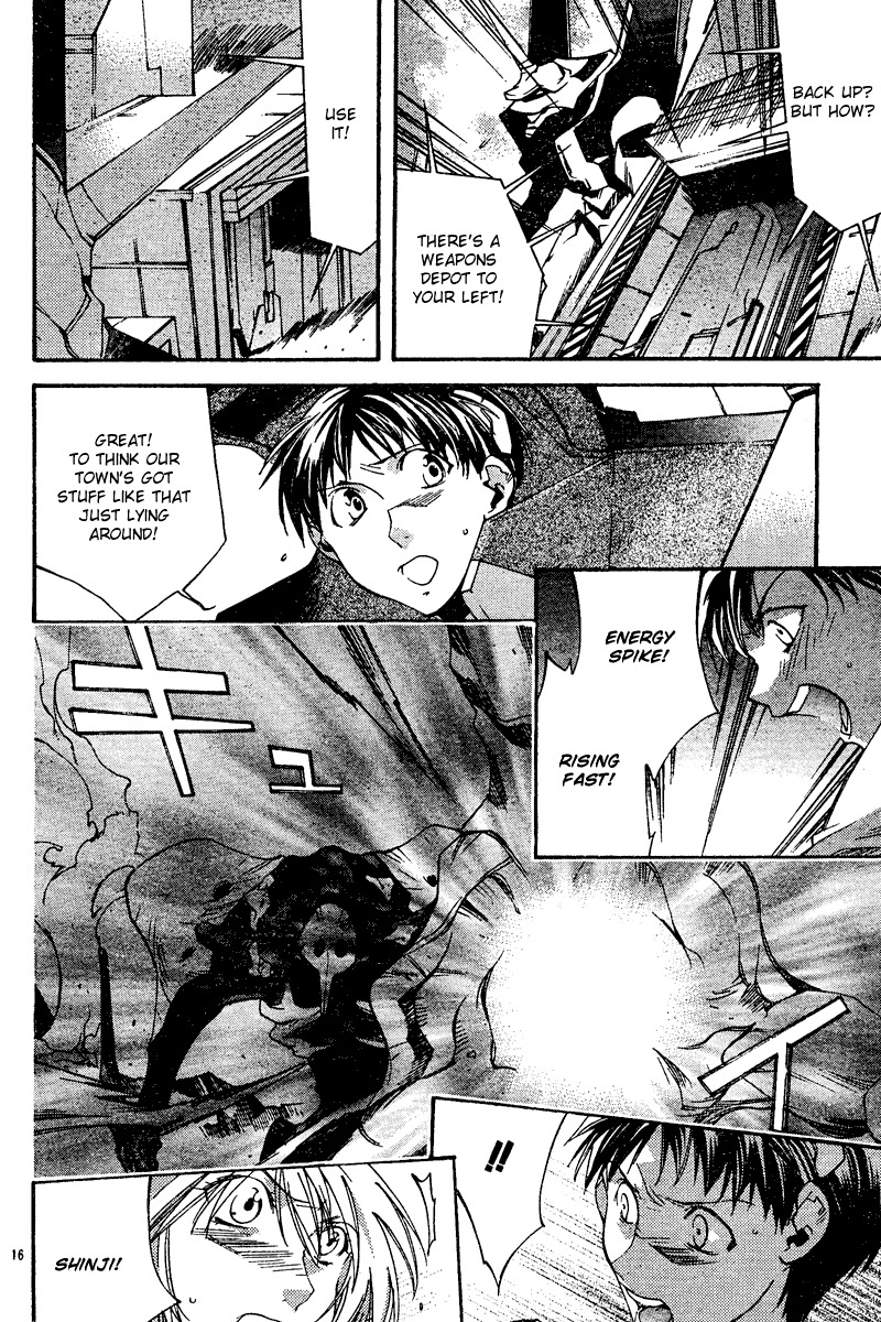 Neon Genesis Evangelion: Koutetsu no Girlfriend 2nd Chapter 8 page 17 - Chapter 8: First Battle