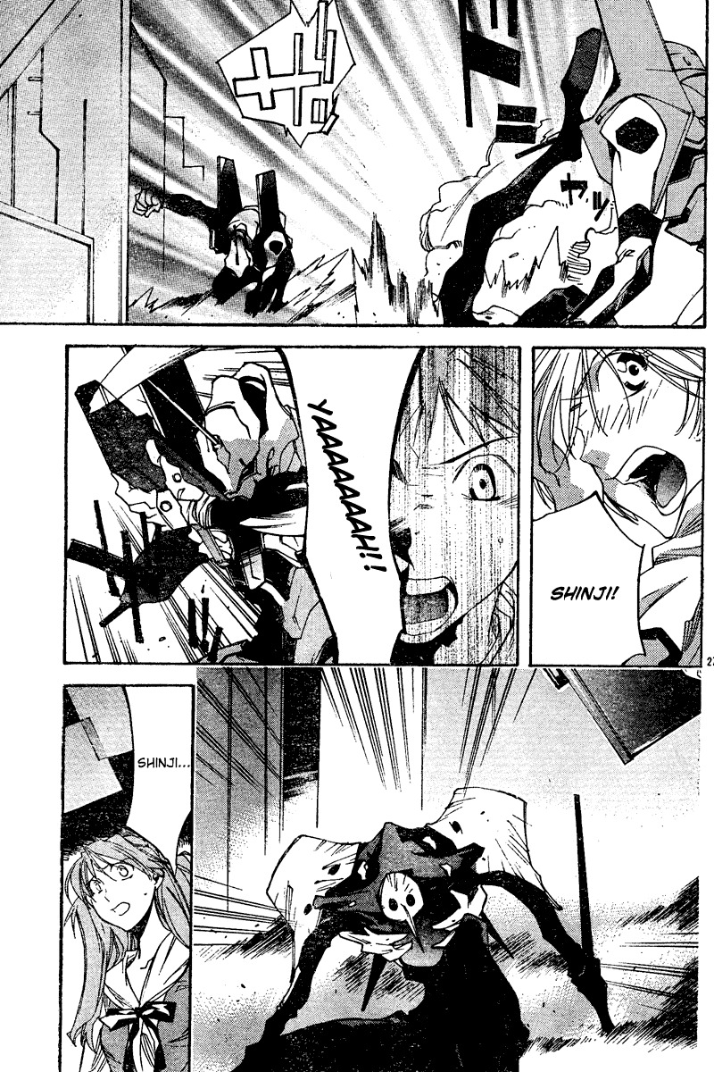 Neon Genesis Evangelion: Koutetsu no Girlfriend 2nd Chapter 8 page 28 - Chapter 8: First Battle