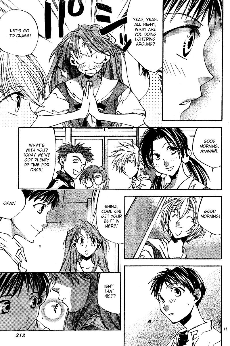 Neon Genesis Evangelion: Koutetsu no Girlfriend 2nd Chapter 9 page 15 - Chapter 9: Memorial Photograph