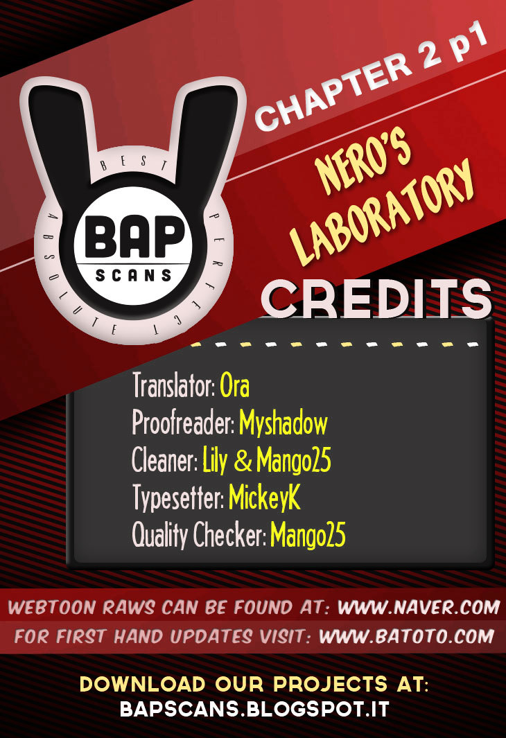 Nero's Laboratory Chapter 2.1 page 1 - Chapter 2.1 : Dog (Part 1)