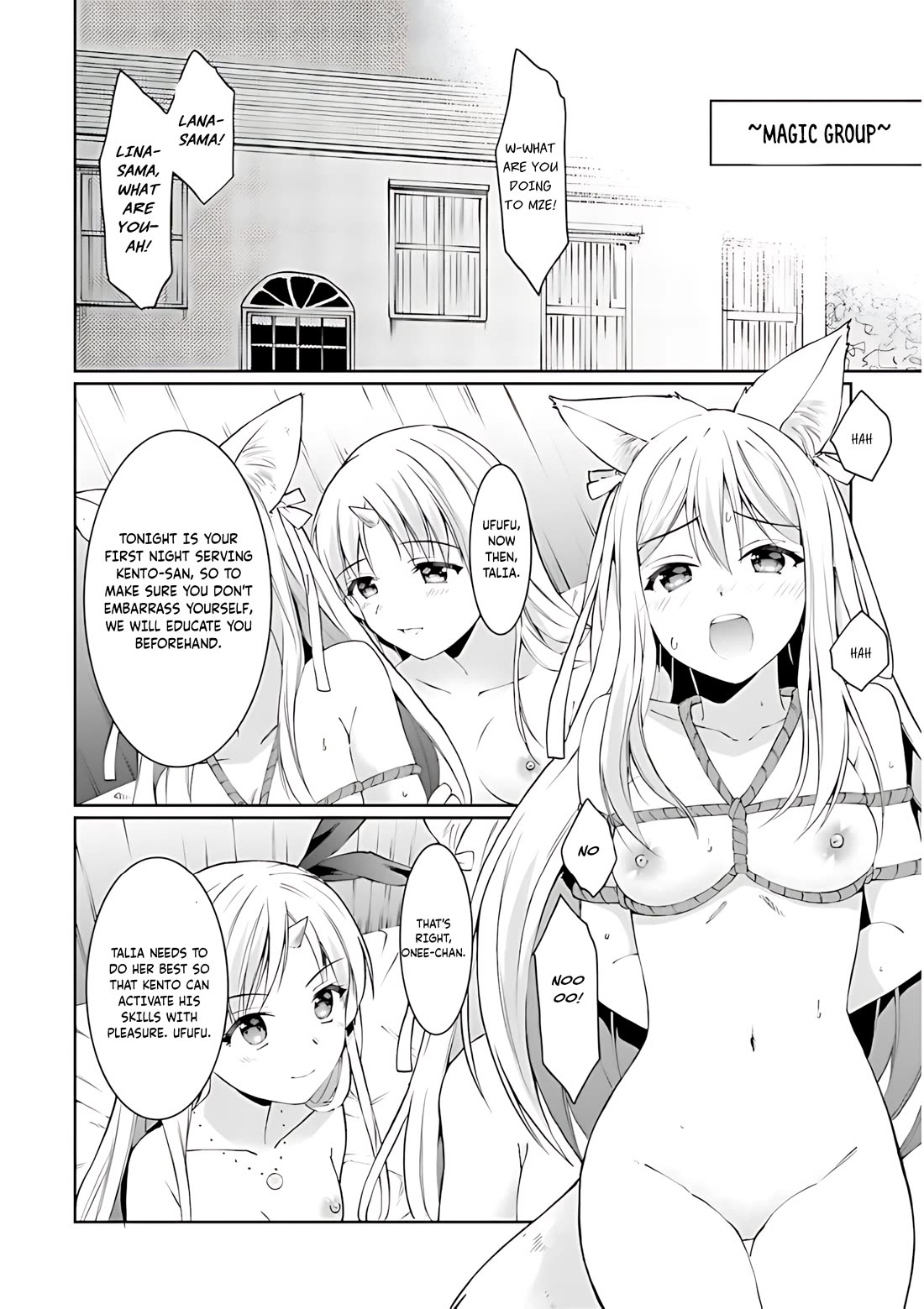 Neta Chara Kari Play no Tsumori ga Isekai Shoukan ~Mayoibito wa Josei no Teki ni Ninteisaremashita~ Chapter 14 page 4 - Chapter 14