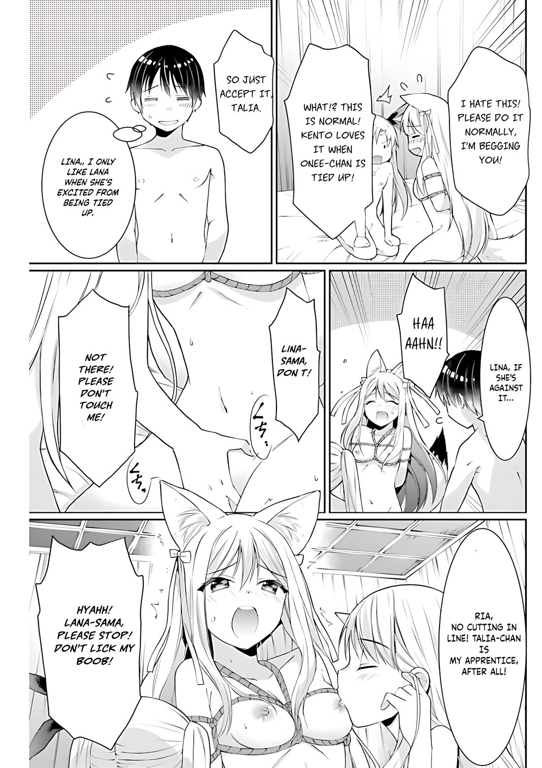 Neta Chara Kari Play no Tsumori ga Isekai Shoukan ~Mayoibito wa Josei no Teki ni Ninteisaremashita~ Chapter 14 page 5 - Chapter 14