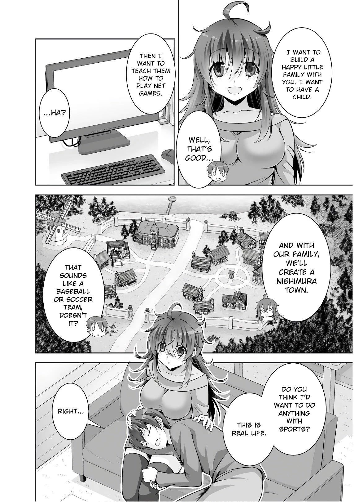 Netoge no Yome wa Onnanoko ja Nai to Omotta? Chapter 46 page 10 - Chapter 46 [END]