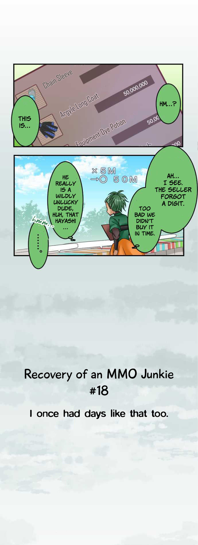 Netojuu no Susume Chapter 18 page 1 - Chapter 18: I once had days like that too