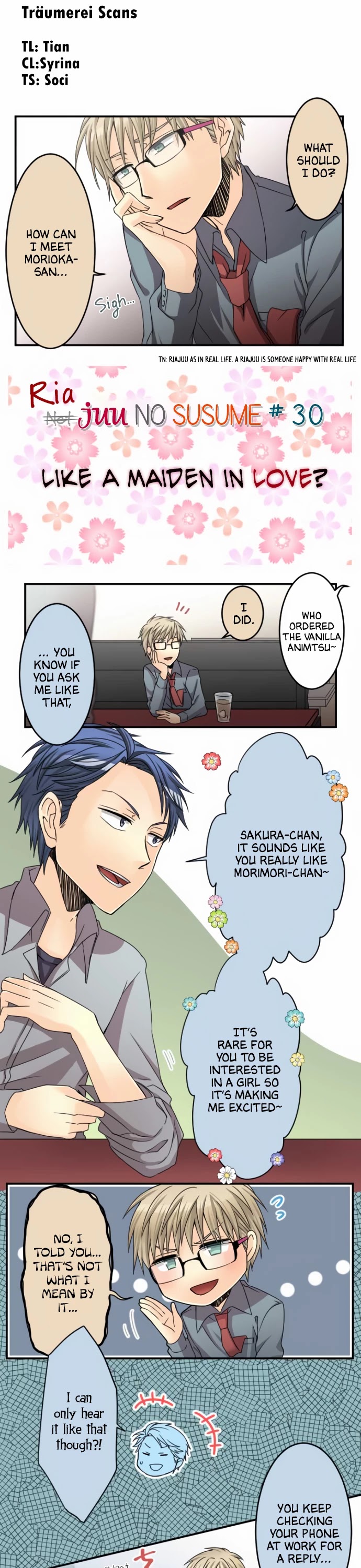 Netojuu no Susume Chapter 30 page 1 - Chapter 30: Like a maiden in love?