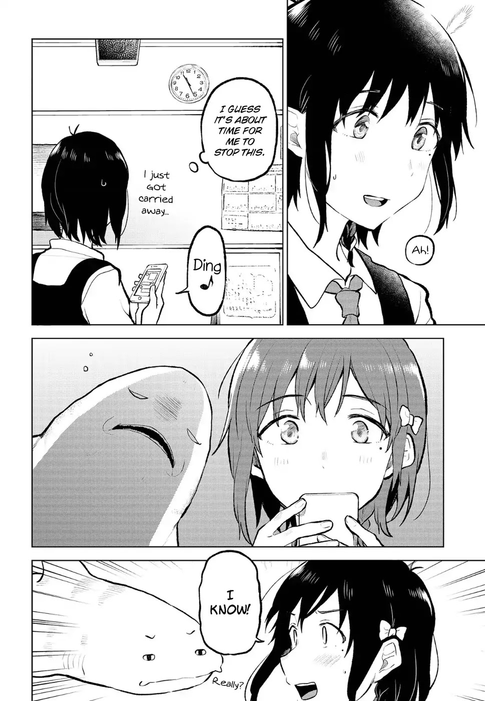 Nettaigyo wa Yuki ni Kogareru Chapter 10 page 14 - Chapter 10: Koyuki Honami Can't Concentrate.