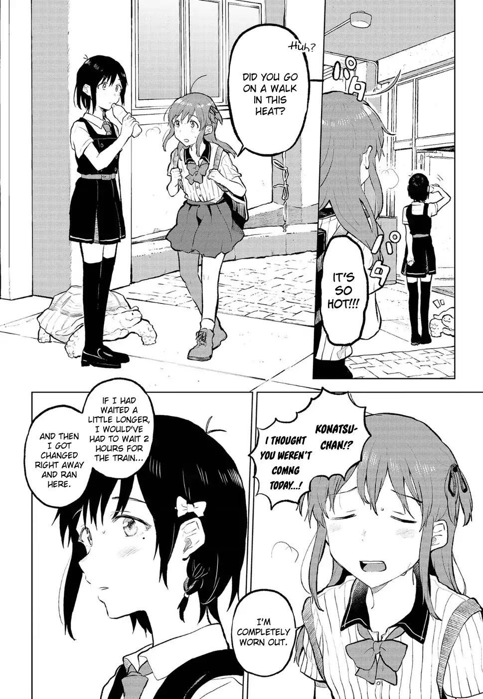 Nettaigyo wa Yuki ni Kogareru Chapter 10 page 34 - Chapter 10: Koyuki Honami Can't Concentrate.