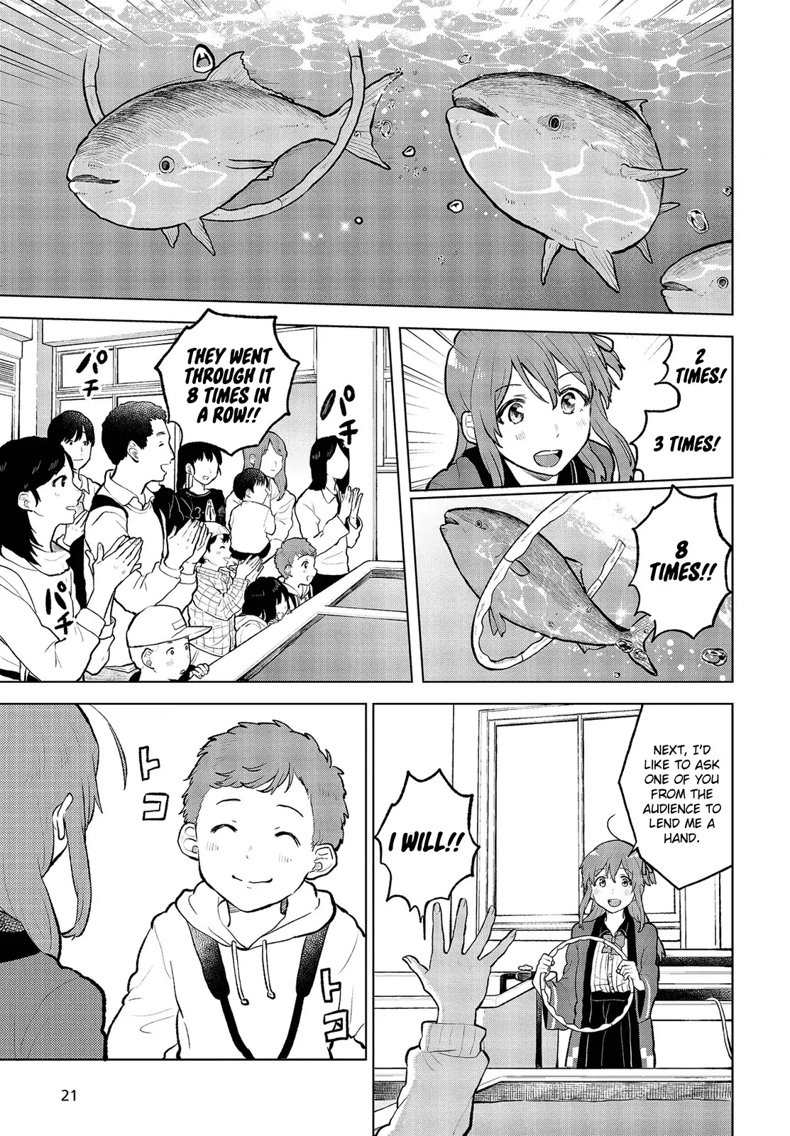 Nettaigyo wa Yuki ni Kogareru Chapter 13 page 14 - Chapter 13: Koyuki Honami Won't Sleep.