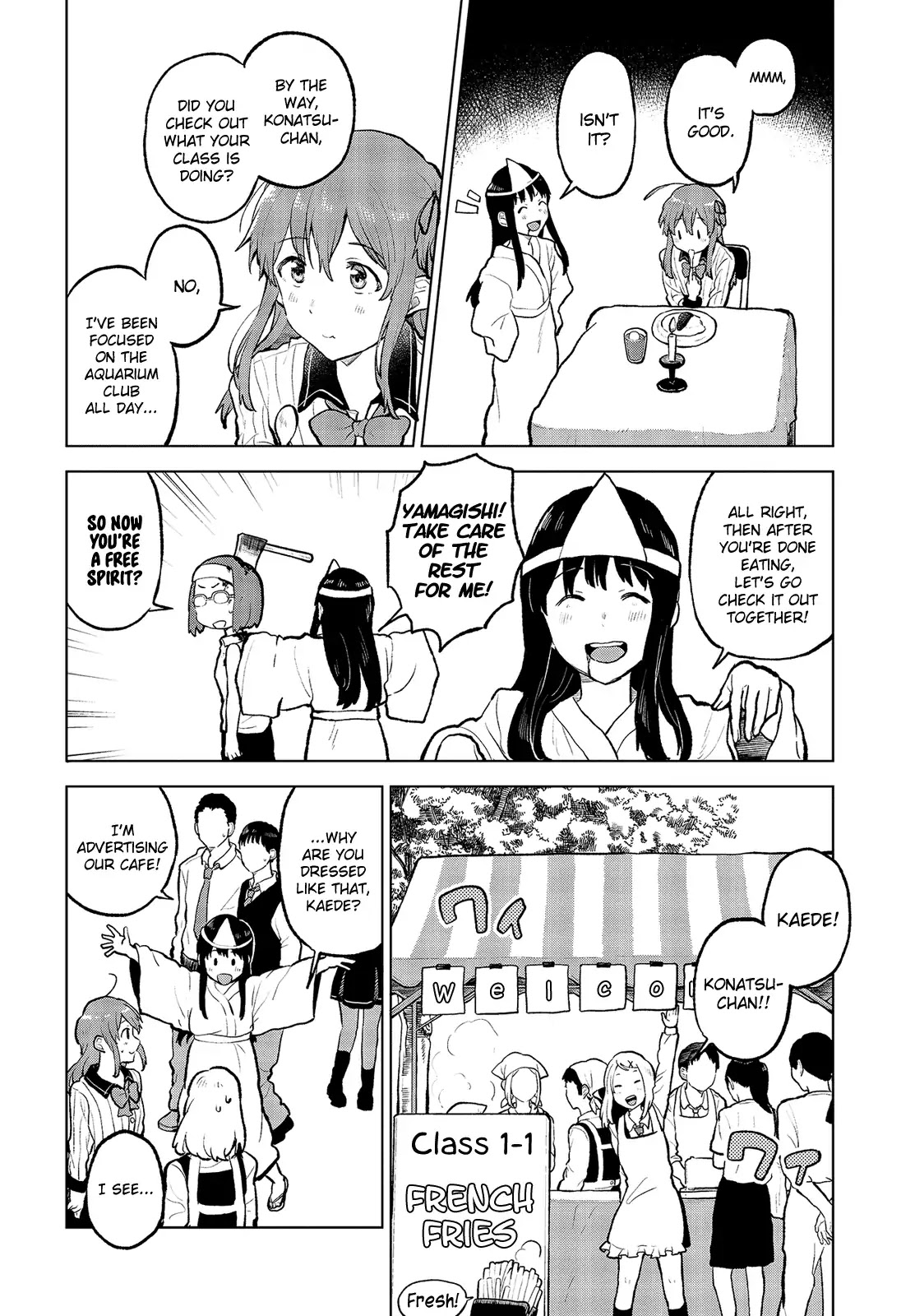 Nettaigyo wa Yuki ni Kogareru Chapter 13 page 21 - Chapter 13: Koyuki Honami Won't Sleep.